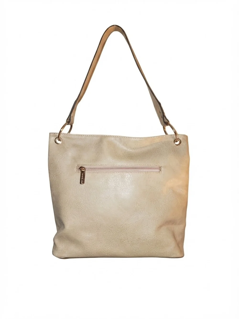 NWOT Montana West Chevron Colorblock Hobo Shoulder Bag in Beige, Yellow & Brown